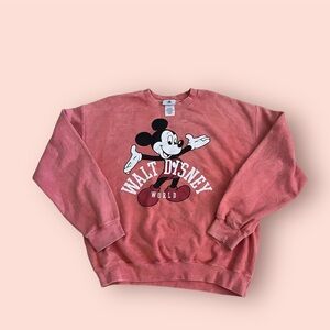 Mickey Mouse Pink Crewneck
